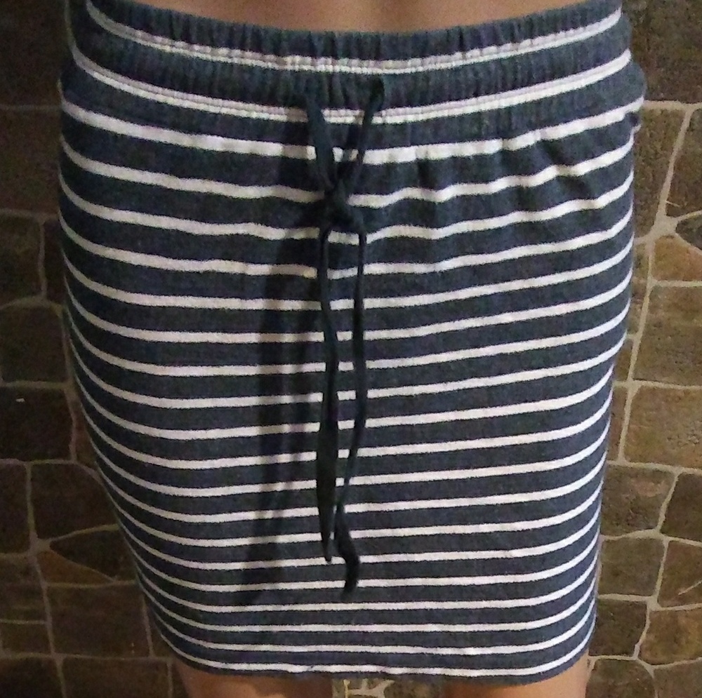 ANN TAYLOR LOFT Stripe Mini Skirt